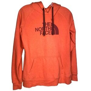 The North Face Hoodie Women's size small coral‎ Pullover Sweatshirt comfy hood